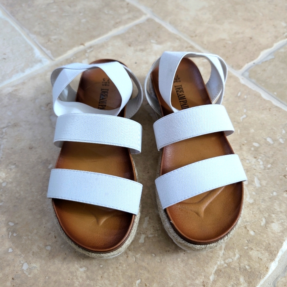 Dream Pairs Espadrille Stretchy Straps Sandals  7.5